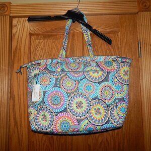 NEW NWT Vera Bradley Sunny Medallion Ultimate Travel Tote Bag Retails $145